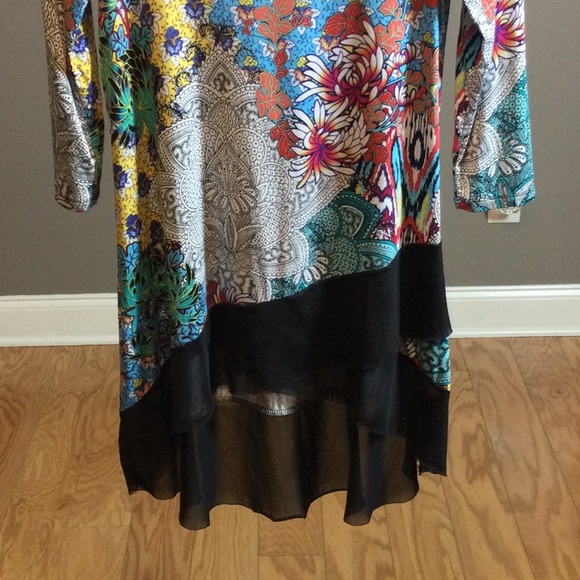 S Cable & Gauge colorful design ruffle top - Picture 7 of 15